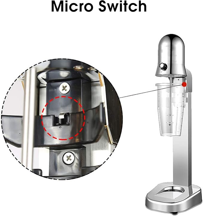 180W Electric Milk Shaker Machine 18000R/Min Ice Cream Smoothies Blender Professional Two-Speed Regulation Ce/Fcc/CCC/Pse