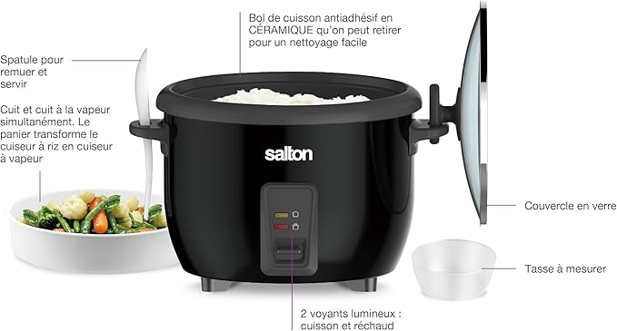 Salton Automatic Rice Cooker &amp Steamer - 20 Cup
