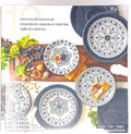 Melamine Black 12-Piece Dinnerware set - 4 Dinner plates 4 Salad plates and 4 Bowls