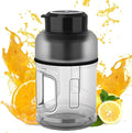 Portable Juicer Cup 1500ml Personal Juice Blender with Straw and 2 Lids 8pcs Blades in 304 Stainless Blades and 18000RPM 2000mAh*2 Batteries Rechargeable for Gym Travel Party Picnic