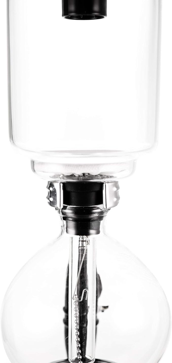 Yama Glass 5 Cup Tabletop Siphon (Syphon) (Alcohol Burner) 20-Ounce Clear