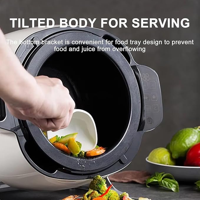 Drum Type Food ProcessorElectric Cooker with 360° Rotating and All-Round HeatingAutomatic Stir Fry CookerAutomatic Cooking MachinePot Type Stir Frying Machine(110v)