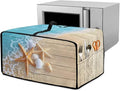 Air Fryer Toaster Smart Oven Dust Cover Starfish Shell Wood Print Toaster Oven Cover with Side Pockets for Kitchen Counter Machine Washable M