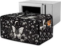 Butterfly Plants Dustproof Toaster Oven Cover Waterproof Air Fryer Compatible for Air Fryer/French Door 360 Air Fryer Toaster Oven Combo With Organizing Side Pockets