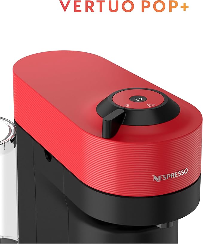 Nespresso Vertuo Pop+ Coffee and Espresso Maker by Breville Spicy Red (Renewed)