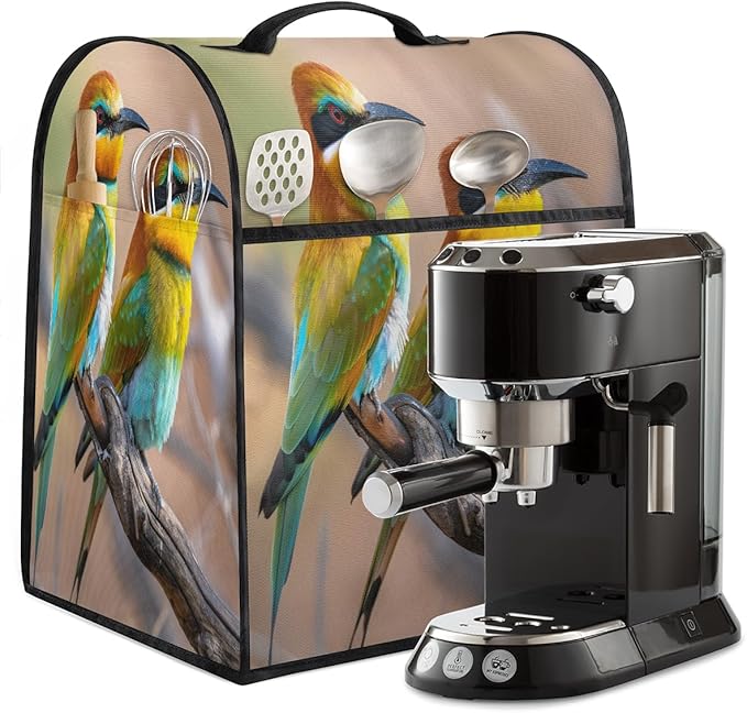 cfpolar Kitchen Aid Mixer Cover Compatible with 6-8 Quarts Animal Cute Bird Stand Mixer Cover Kitchen Aid Mixers Accessories Appliance Organizer Bag Dust Covers with Zipper Pocket