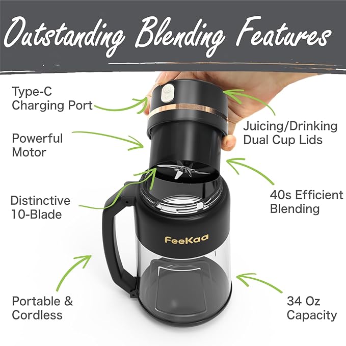 Juice Extractors 33 Oz BPA-Free Juice Extractors for Shakes &amp Smoothies with Travel Lid Straw &amp Strap for Gym Travel and Sports