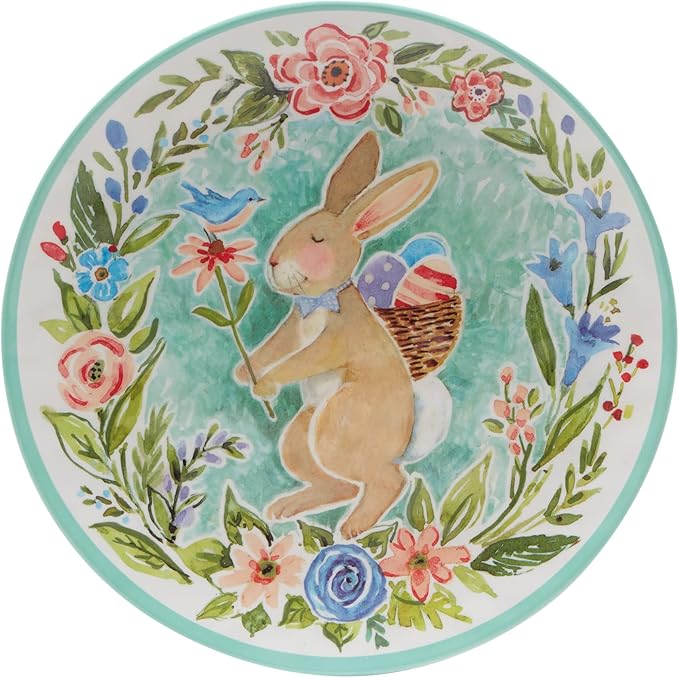 Certified International Joy Of Easter 12 Piece Melamine Dinnerware Set Service For 4