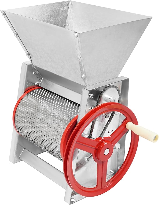 Coffee Beans Peeling Machine Hand Crank C-offee B-ean Shelling machine with Large Opening Feeding Mouth 19.69x11.81x22.05in Commercial Stainless Steel Coffee Bean Peeling Machine 66.14-220.46lbs/h