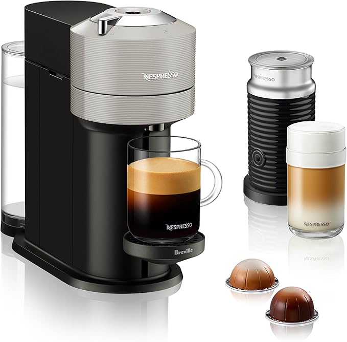 Nespresso Vertuo Next Coffee and Espresso Maker by Breville with Aeroccino Milk Frother