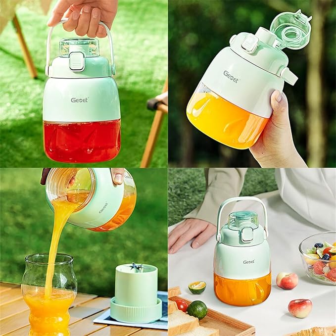 Small Portable Juicer Blenders with 20 Usb Rechargeable Travel Fruit Smoothie Maker for Home Kitchen Use Portable Blenders
