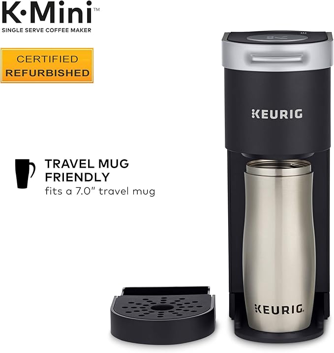 Keurig K-Mini Coffee Maker Certified Refurbished Black (Renewed)