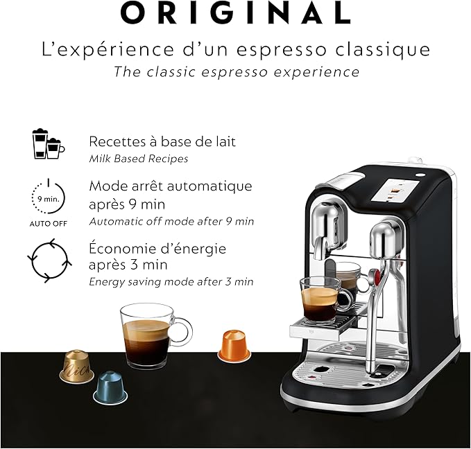 Nespresso Creatista Pro Espresso Machine by Breville Black Truffle
