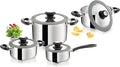 Tescoma Cookware Set 8 Pcs Smartcover Stainless Steel