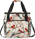 Cardinal Bird Coffee Maker Carrying Bag Portable Travel Storage Tote Bag Compatible with K-Mini or K-Mini Plus Single Serve Coffee Brewer Carrying Case with Multiple Pockets &amp Shoulder Strap