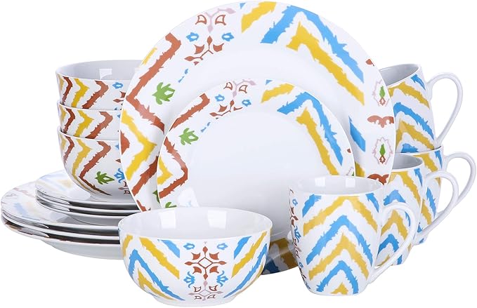 VEWEET Porcelain Dinnerware Set 52