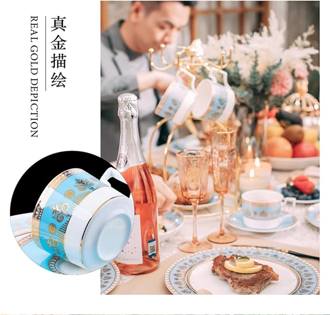 8-piece porcelain dinnerware set dishes set for 2dinnerware setsbone china dinnerware setfamily gathering banquet wedding hotel for hotel banquets weddings home use Gift for mom