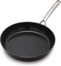 GreenPan GP5 Hard Anodized Healthy Ceramic Nonstick 10 Frying Pan Skillet Heavy Gauge Scratch Resistant Stay Flat Surface Induction Mirror Finish HandleOven Safe PFAS-Free Black