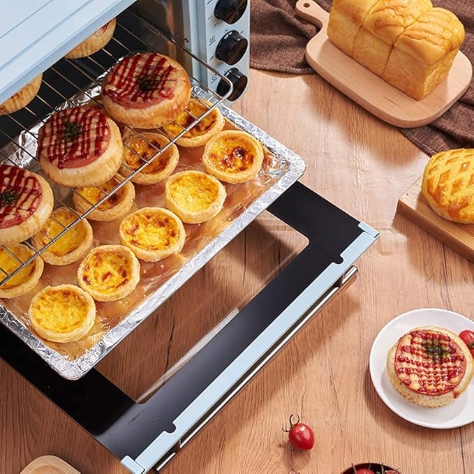 Multi-Function Oven 40 L 1600W Rotisserie Circulating Air Function 60 Minutes Timer Double Glass Door Top and Bottom Heat