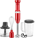 KitchenAid Variable Speed Corded Hand Blender with Accessories Empire Red KHBV83ER