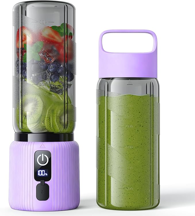 Compact Portable Blender with Functionality Personal Juicer for Smoothies Easy to Carry for Active Lifestyles