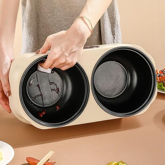 GRFIT Automatic Multi-Functional Double-Liner Cooker Household Intelligent Touch Screen Non Stick Electric Cooking Pot jinyi2016SHOP-1998