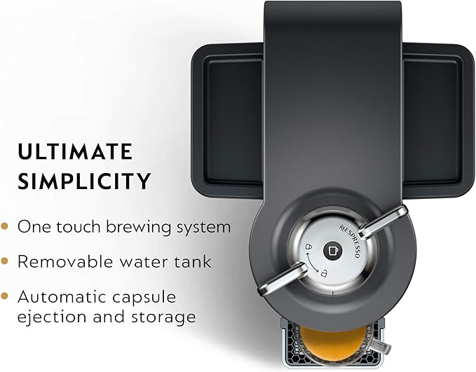 Nespresso ENV135GY Coffee and Espresso Machine by De'Longhi Graphite Metal Nespresso Vertuoline Coffee Assortment 30 Capsules