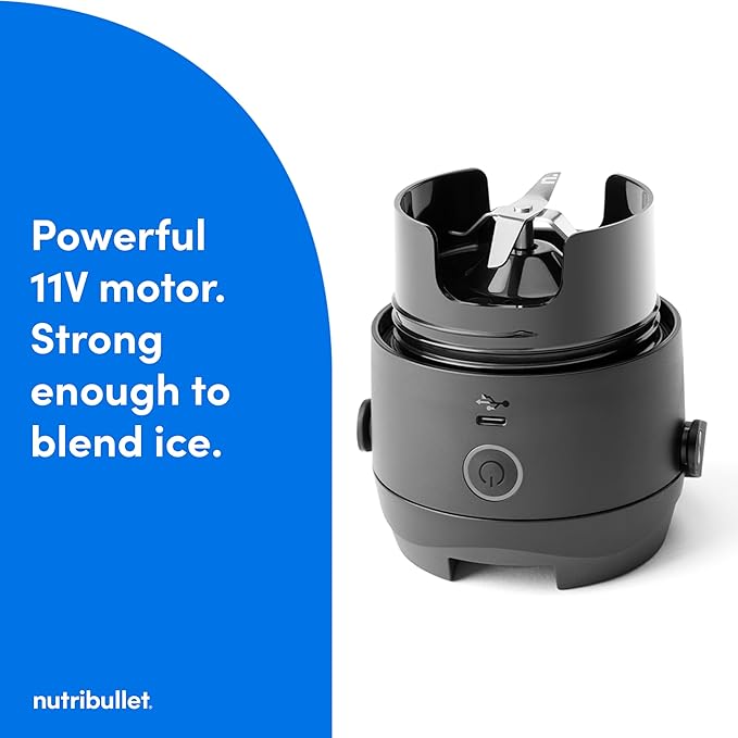 nutribullet Flip Portable Blender with Tritan Cup Cordless Black NBPB10350