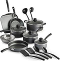 Non-stick Cookware Set 18 Piece OneColor
