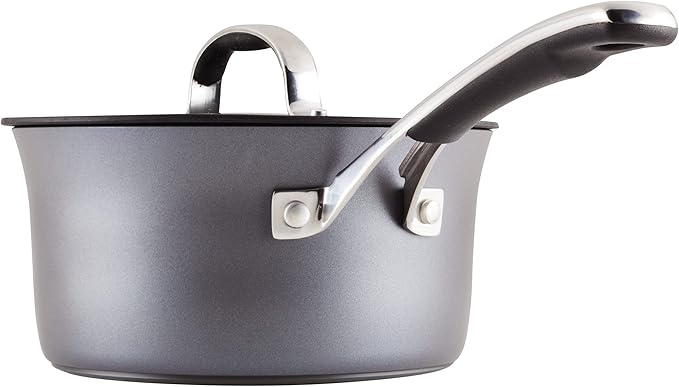 Rachael Ray Cook + Create Hard Anodized Nonstick Cookware/Pots and Pan Set 10 Piece - Black
