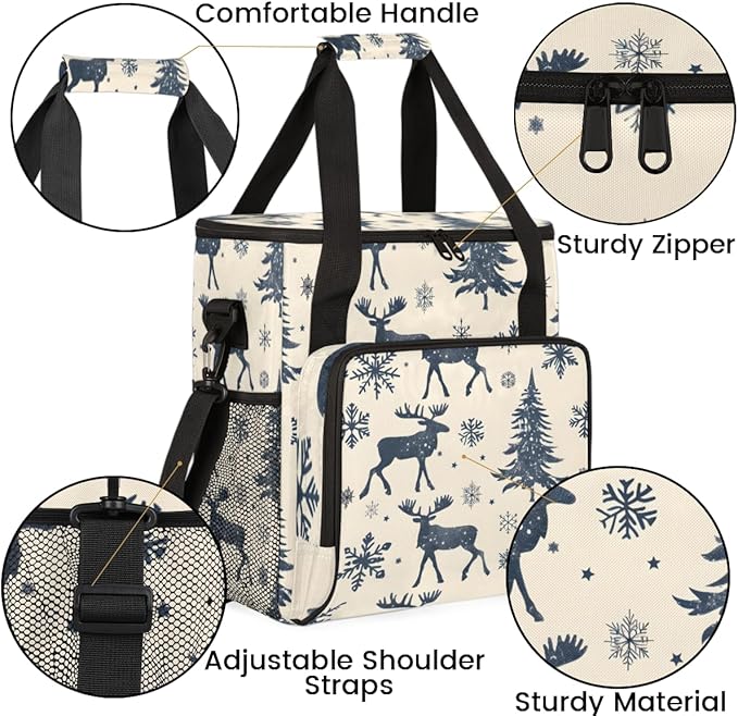 Cartoon Tree Coffee Maker Carrying Bag Fantastic Tree Travel Storage Bag Compatible with K-Mini or K-Mini Plus Single Serve Coffee Brewer Carrying Case with Multiple Pockets &amp Shoulder Strap