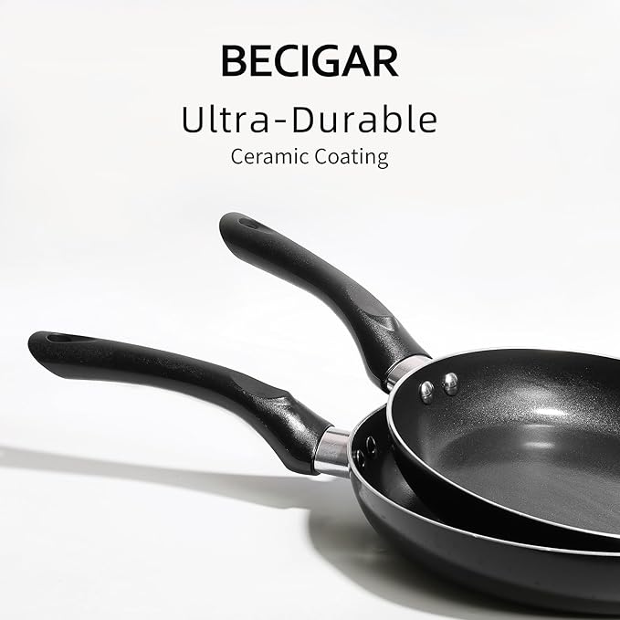 Black Ceramic Pots and Pans Set 15PCS Nonstick Set Ceramic Cookware Set Nonstick Pan Pots and Pans Set Non Stick Cookware set