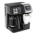 Hamilton Beach FlexBrew Trio 2-Way Coffee Maker Compatible with K-Cup Pods or Grounds Combo Single Serve &amp Full 12c Pot Black