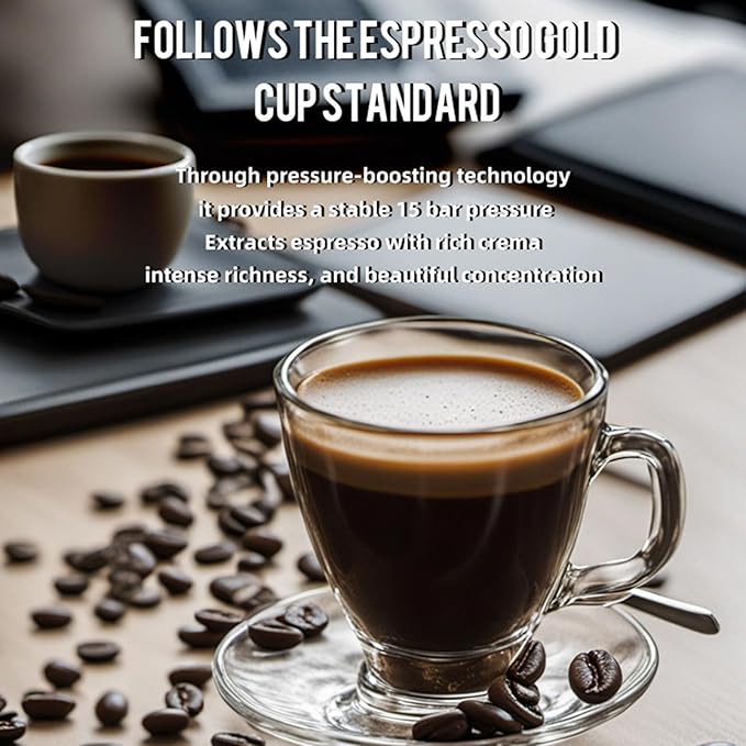 TARSHYRY Portable Electric Espresso Machine Portable Coffee Maker for Travel Camping Coffee Machine Electric Self Heating With USB C for RV Outdoor Office
