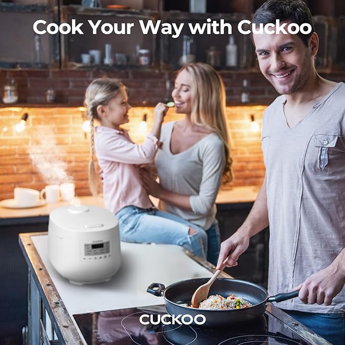 6-Cup / 1.5 Qt. (Uncooked) Micom Rice Cooker and Warmer Steamer basket 11 Operating Modes: White Rice Brown Rice &amp More Nonstick Inner Pot Made in Korea Small Rice Cooker Multi Cooker CR-0