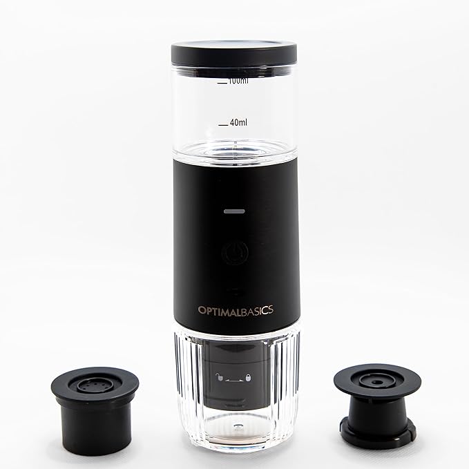 Mini Portable Espresso Coffee Maker USB Rechargeable for Espresso Powder or Capsule