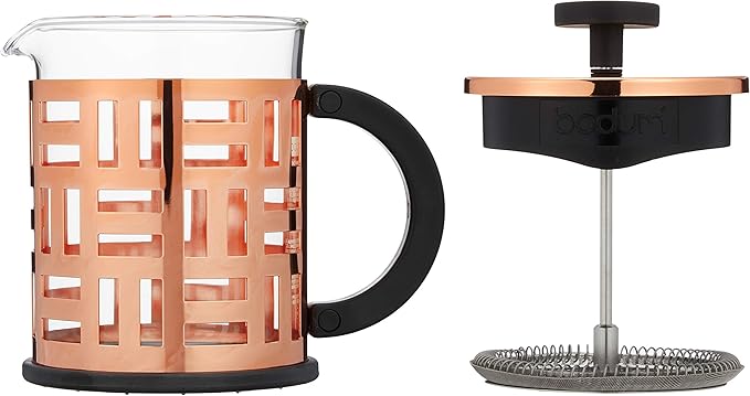 BODUM Eileen 4 Cup French Press Coffee Maker Copper 0.5 l