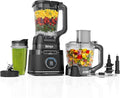 Ninja Kitchen System | All-in-One Food Processor &amp Blender | 8-Cup Bowl &amp (1) 24 oz. To-Go Cup BlendSense Tech | For Smoothies Cookie Dough Salsas Cole Slaw &amp More | 1800 Peak Watt | Bl
