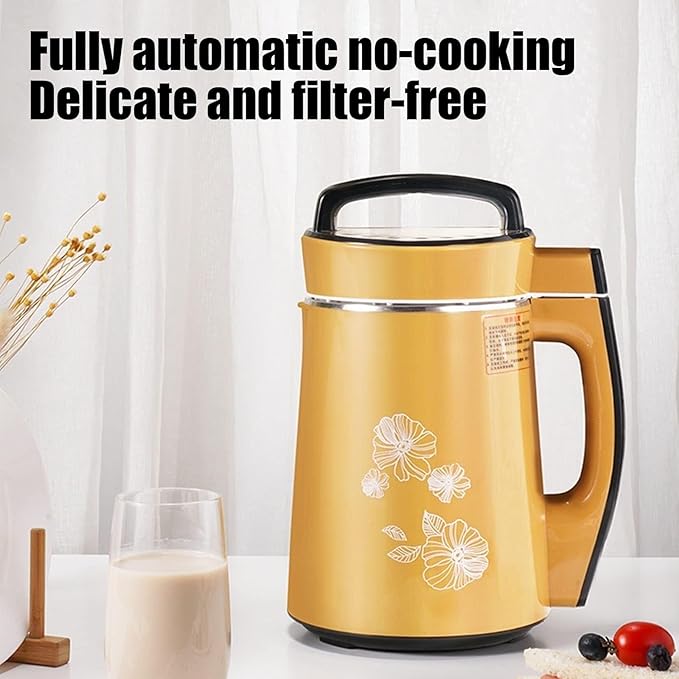 Stainless Steel Commercial Electric soymilk Machine Soy Milk Machine Soybean Processing Tool with LED Panel for Restaurant Kitchen