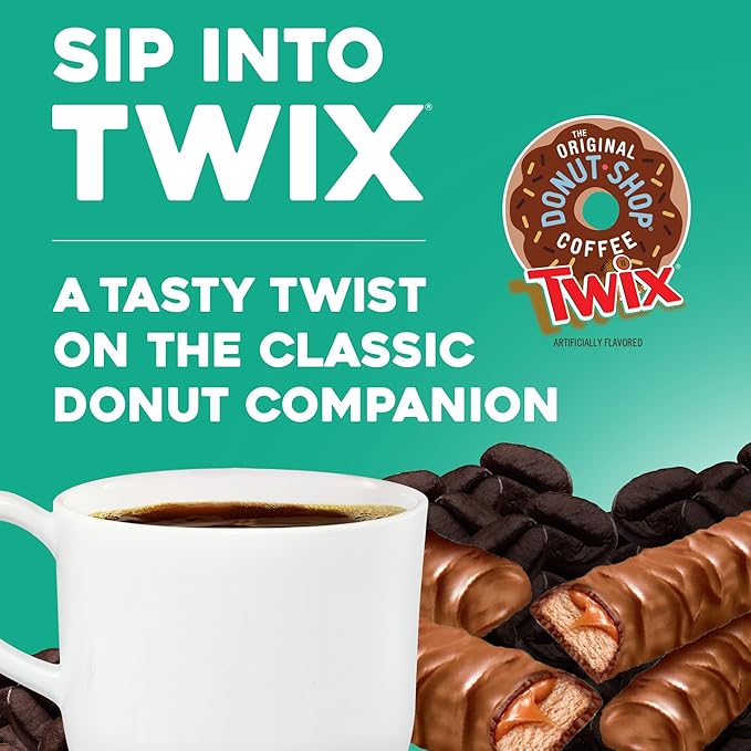 The Original Donut Shop TWIX Coffee Keurig Single Serve K-Cup Pods 60 Count (6 Packs of 10)