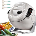 All-In-One Automatic Stir Fry Machine360° Rotating Drum Cooker - Perfect For Stir-Frying &amp Cooking | Includes 3 Cooking Utensils &amp Nonstick Coating | Kitchen Gadget For Busy Lifestyles
