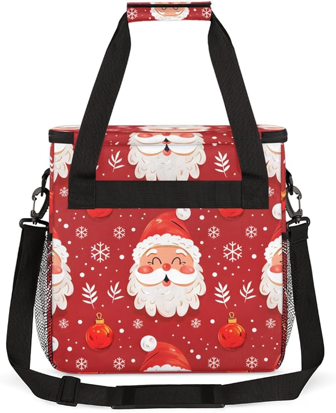 Mystical Santa Claus Coffee Maker Carrying Bag Watercolor Santa Claus Travel Storage Bag Compatible with K-Mini or K-Mini Plus Single Serve Coffee Brewer Carrying Case with Pockets &amp Shoulder St