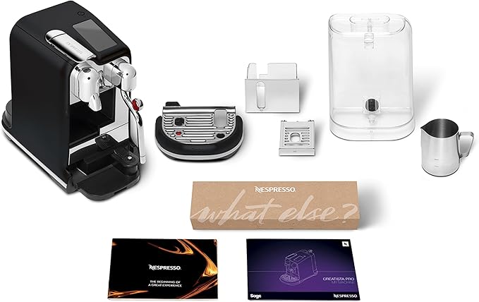 Nespresso Creatista Pro Espresso Machine by Breville Black Truffle