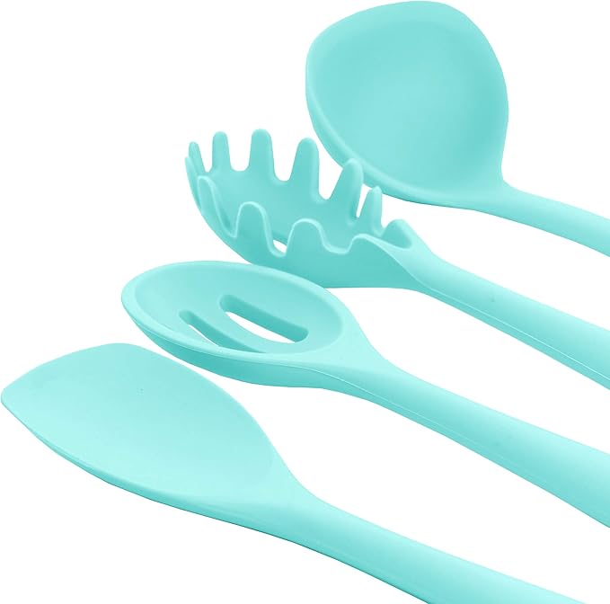 Megachef Tool Cookware Utensil Set 12 Piece Light Teal