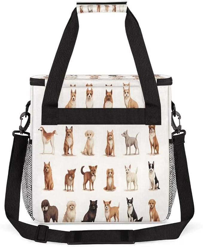 Dog Family Coffee Maker Carrying Bag for Keurig K-Mini or K-Mini Plus Storage Portable Coffee Maker Travel Bag