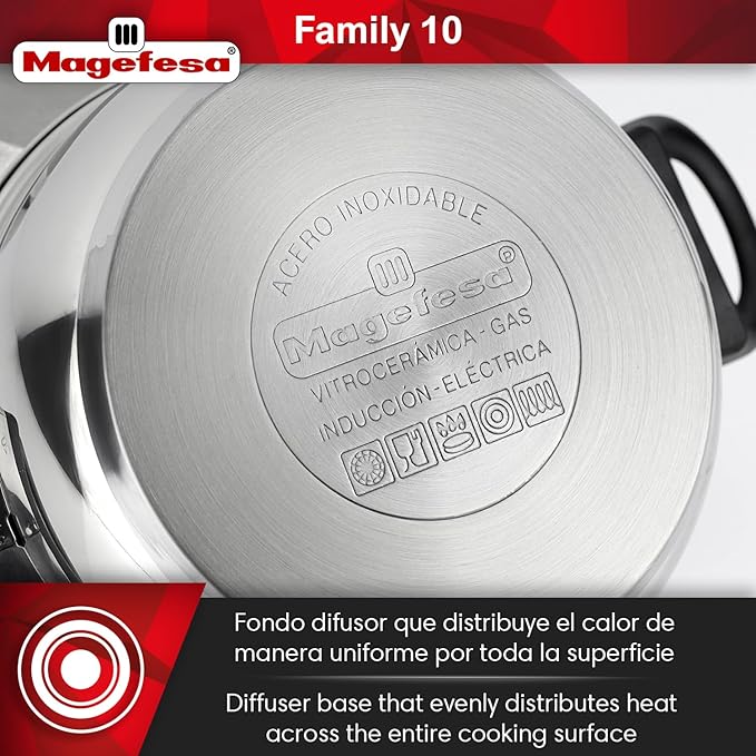 Magefesa Family 10-Piece Cookware Set