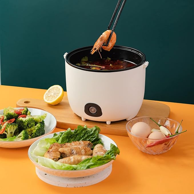 Rice Cooker Mini Rice Cooker With Non-Stick Removable Inner Pot/Keep Warm Function(Pink)