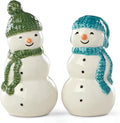 Lenox 895171 Balsam Lane Snowman Salt &amp Pepper Set 2-Piece Christmas &amp Holiday Hosting