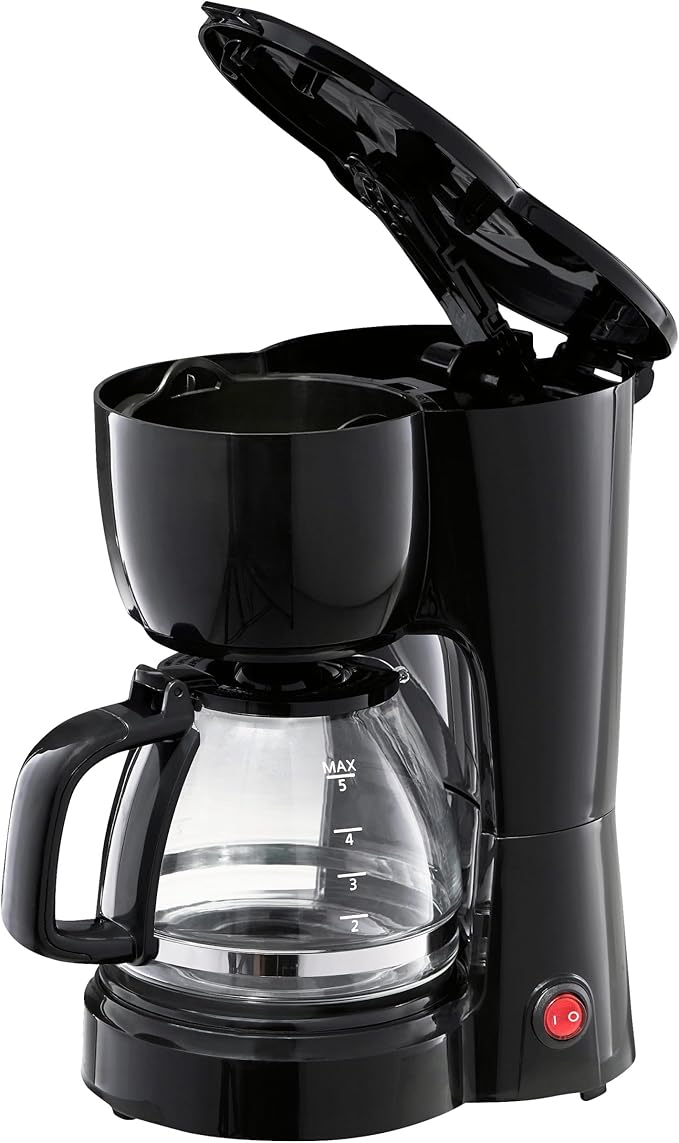 Black 5-Cup Drip Coffee Maker New