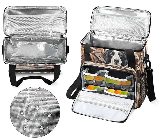 Camouflage Dogs Coffee Maker Travel Bag for K-Mini or K-Mini Plus Single Serve Coffee Brewer Portable Storage Tote Case for Tarvel